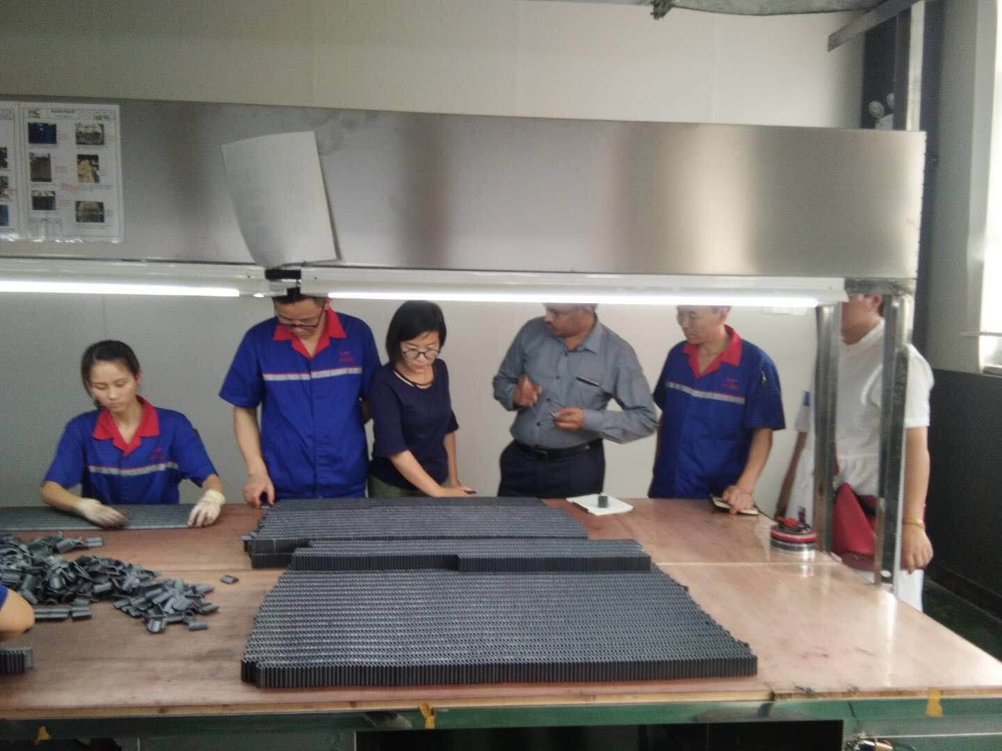 Customer visiting Magnet Manufacturing Process