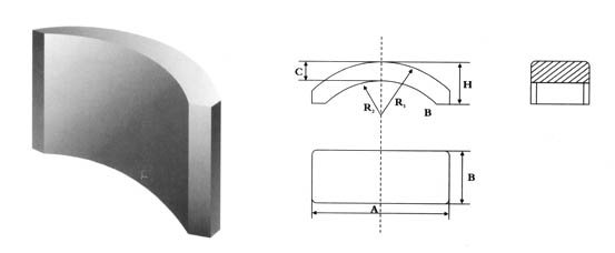Arc Segment Ferrite Magnet