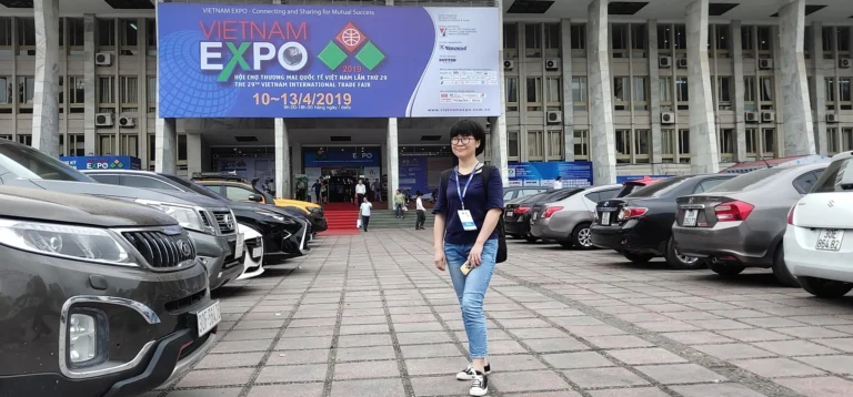 Group at the Vietnam Expo exhibition.