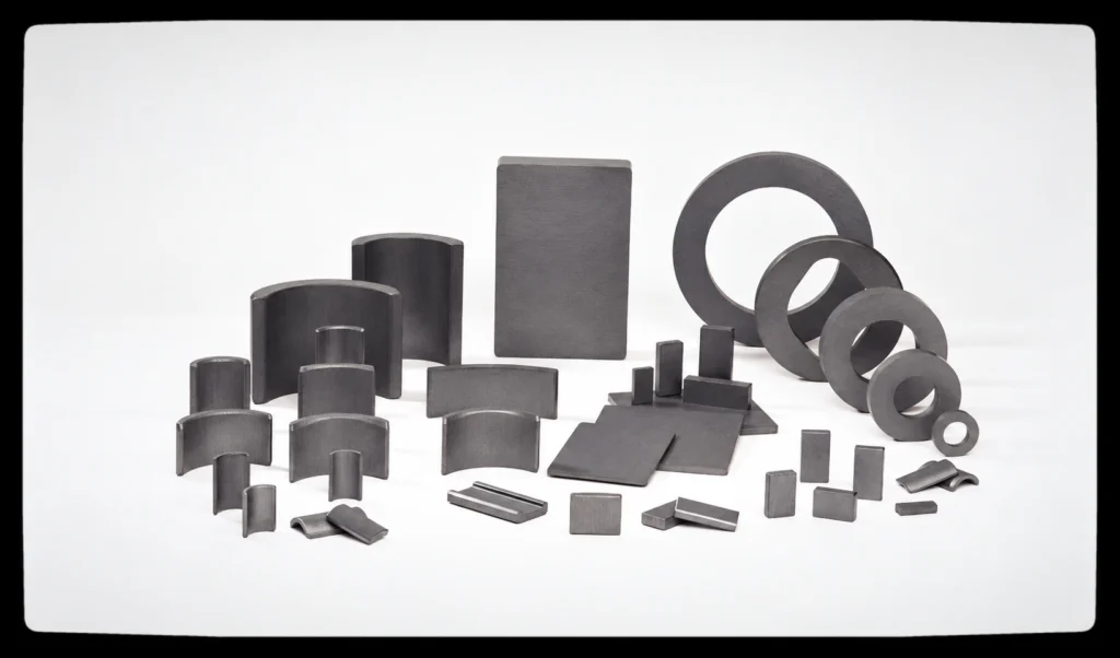 Hard ferrite (ceramic) magnets